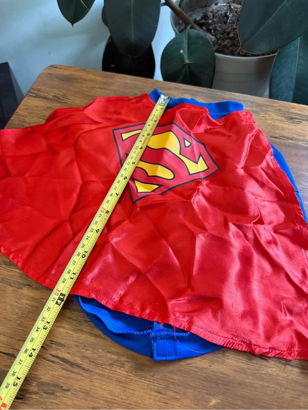Small dog pet Superman Halloween costume